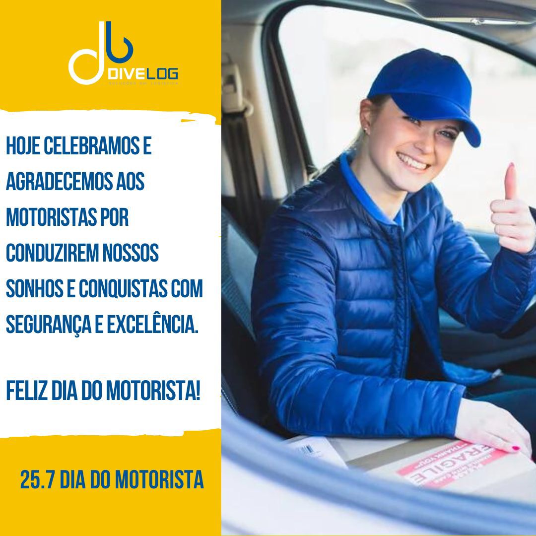 Homenagem da Divelog pelo Dia do Motorista